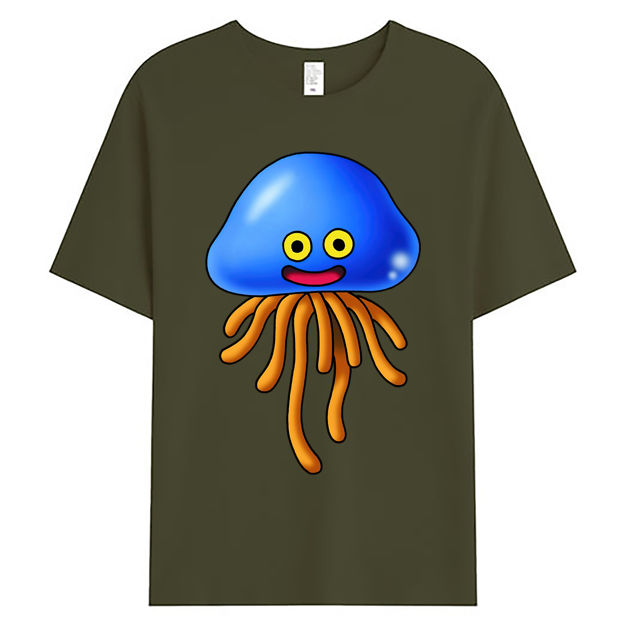 （画像用） ドラゴンクエスト Doragon Kuesuto Dragon Quest 綿100％ メンズ半袖Tシャツ｜肌触りやわらか＆通気性